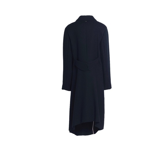 Souvenir Black Wool Blend Long Coat Size M - Picture 8 of 8